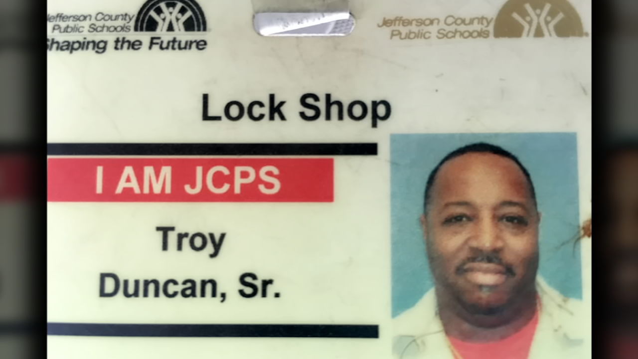 Troy Duncan Sr. JCPS ID badge